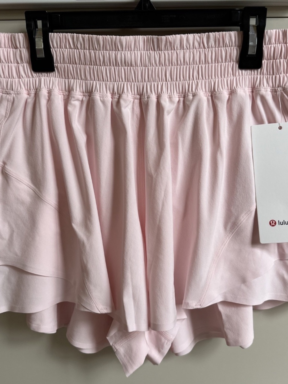 Lululemon Shake It Out High Rise Run Short 2.5" Pink Pearl Women's SMALL NEW